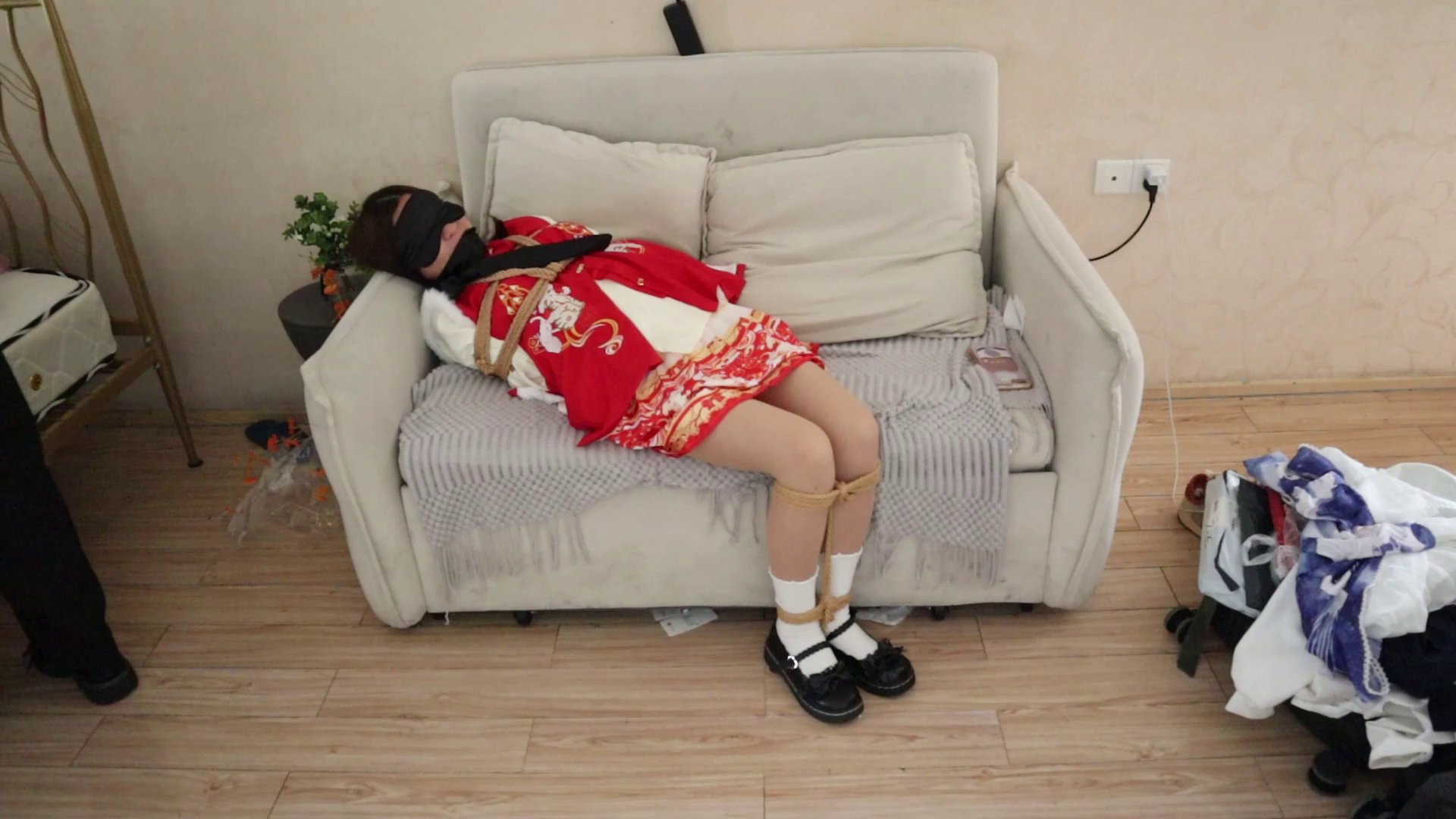 荷仙少女 紧缚 楚楚可怜汉服少女