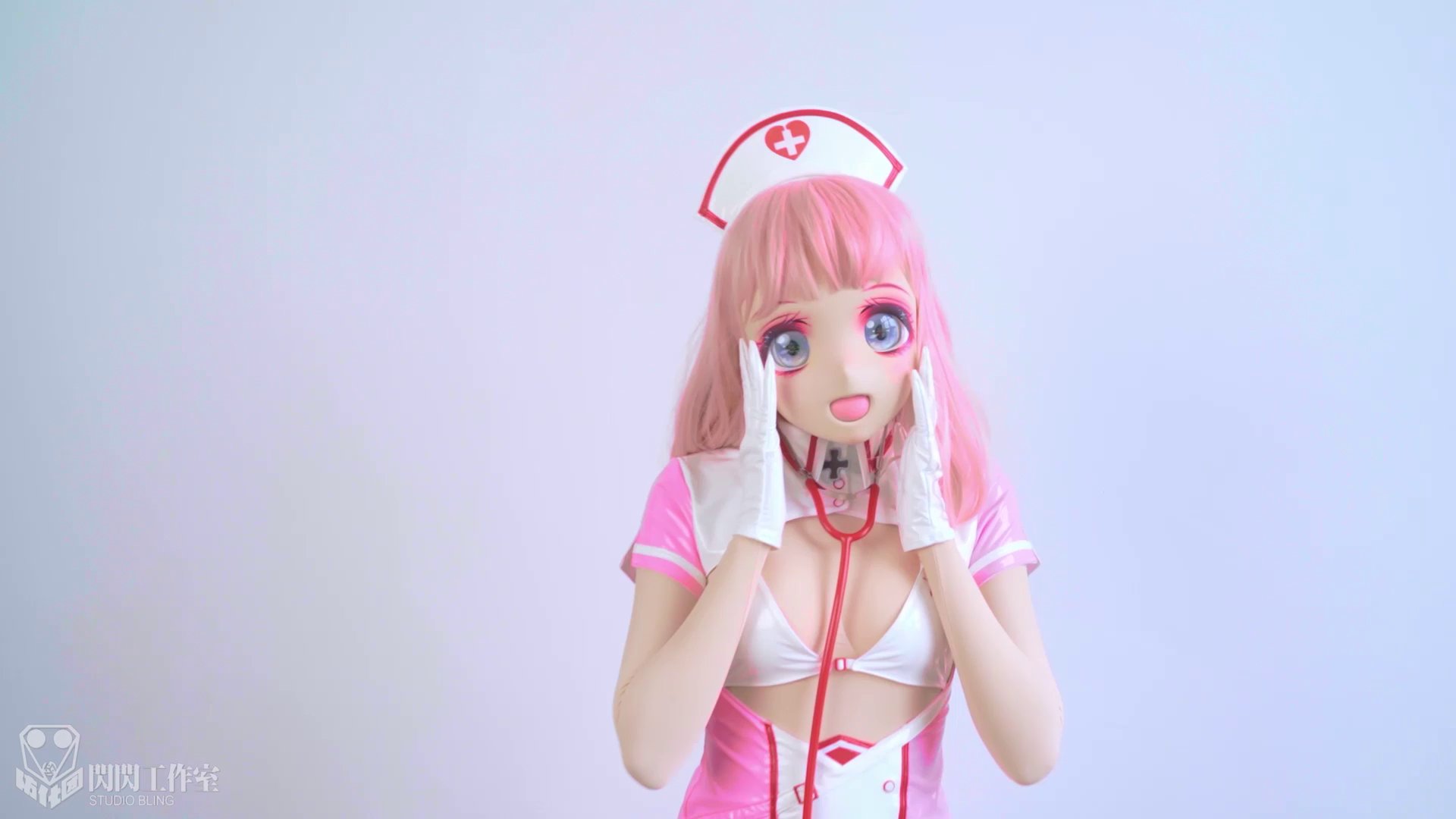 泉蜜蜂闪闪 粉嫩可爱的KIG小护士