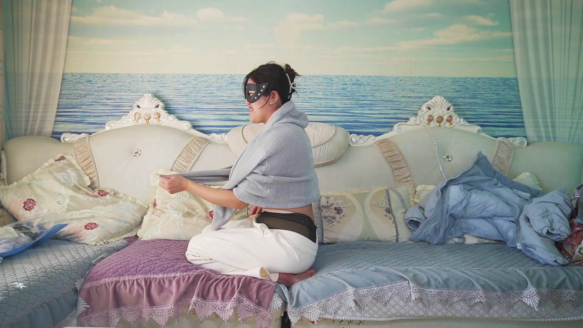 鲁R绳艺 丝袜长腿欢欢辞职归来 换衣洗澡 捆绑放置 一米七的大长腿 找回从前感觉