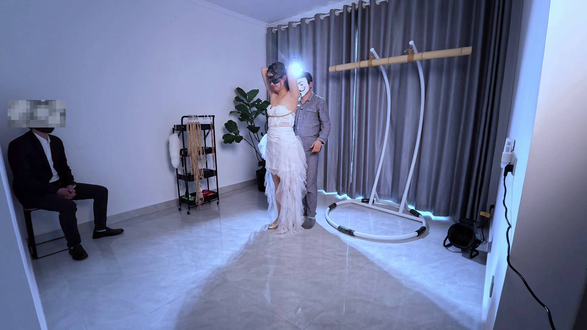 Raymond原创 丈夫的愿望4：婚纱股绳责（责绳级别的股绳虐）