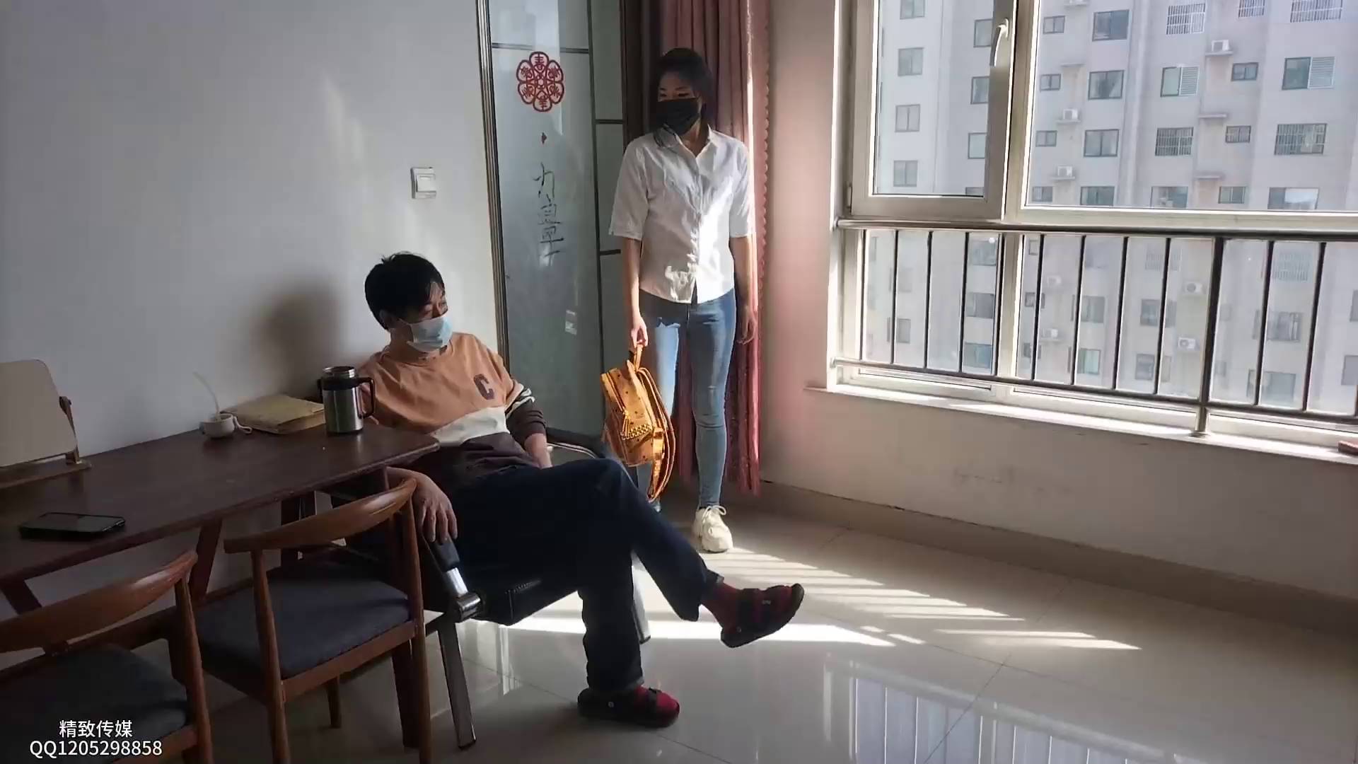 精致原创 温温遭酒鬼男友家暴，捆绑惩罚
