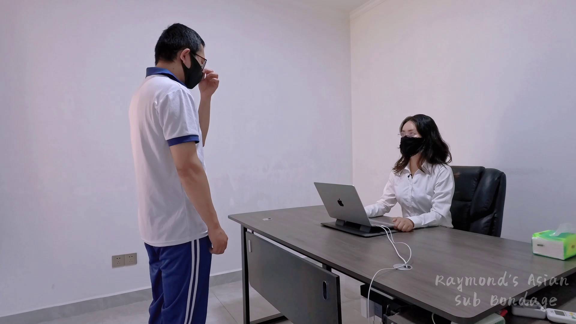 Raymond原创 我和白老师的荒唐默契第3集（精品剧情多轮TJ丰富内容硬核折磨超长时长）